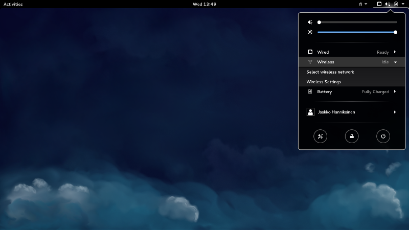 GNOME shell extension for ConnMan